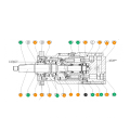 Motor hidráulico de pistão axial série Rexroth A10F A10FP A10FP18-31W-TCS22D A10FP18-52W-SCS64-SO940